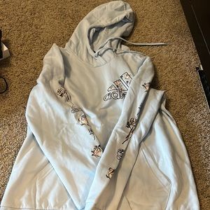 Baby Blue Adidas Hoodie